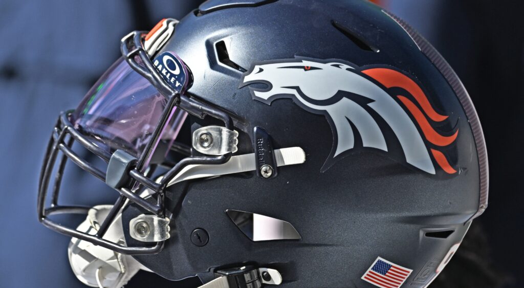 Denver Broncos helmet