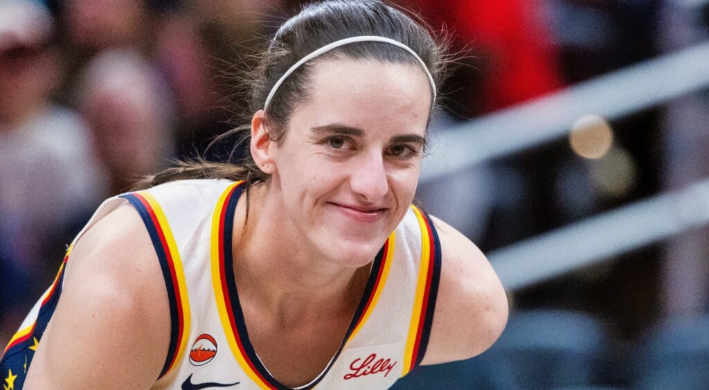 Caitlin Clark smiling