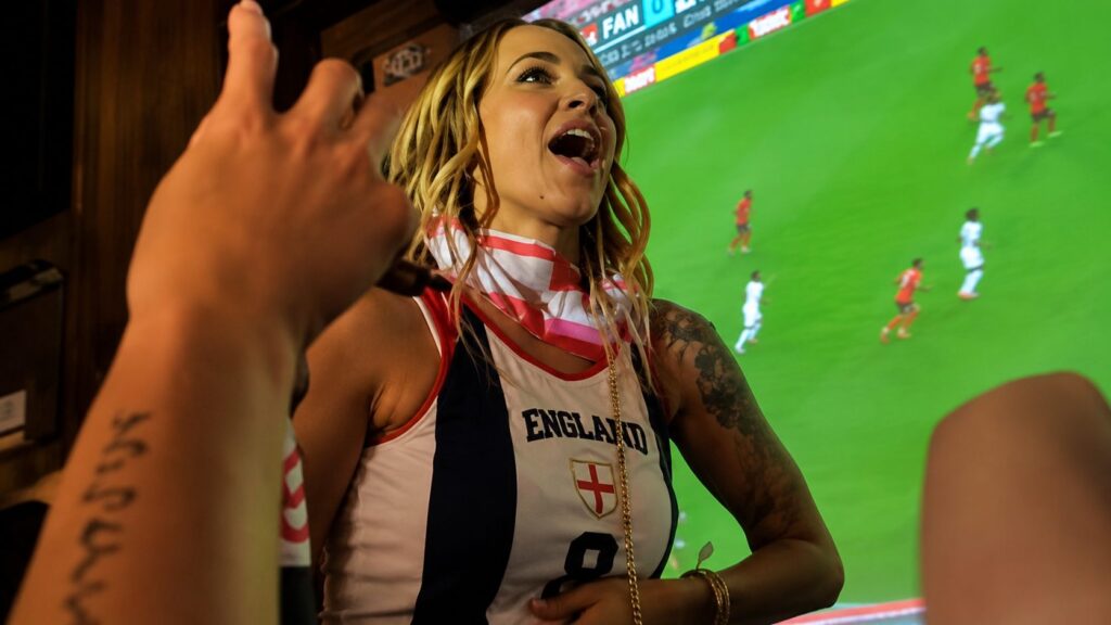 Jaw-Dropping England Fan Flashes The Crowd During Wild World Cup Celebration [VIDEO]