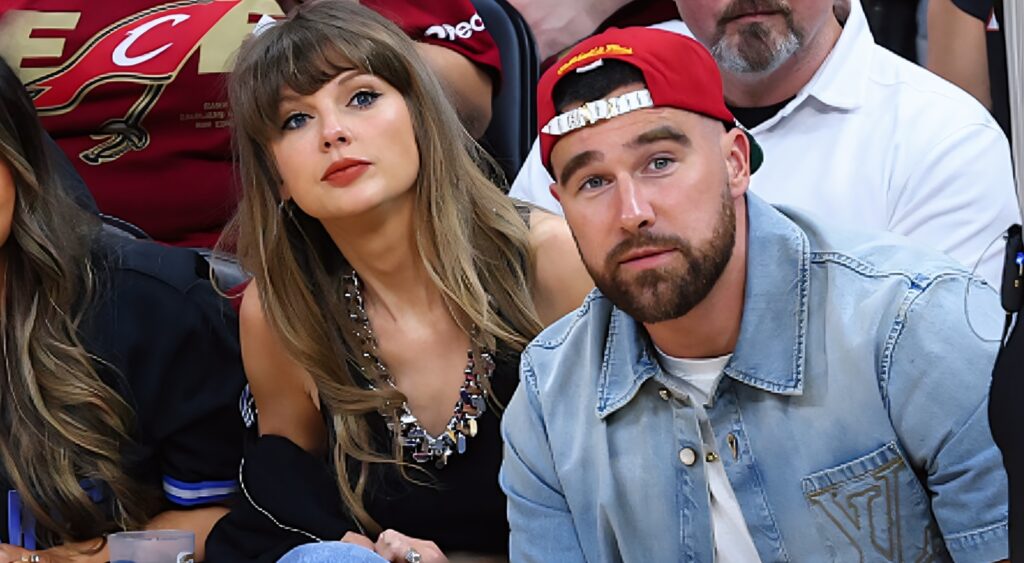 Taylor Swift with Travis Kelce