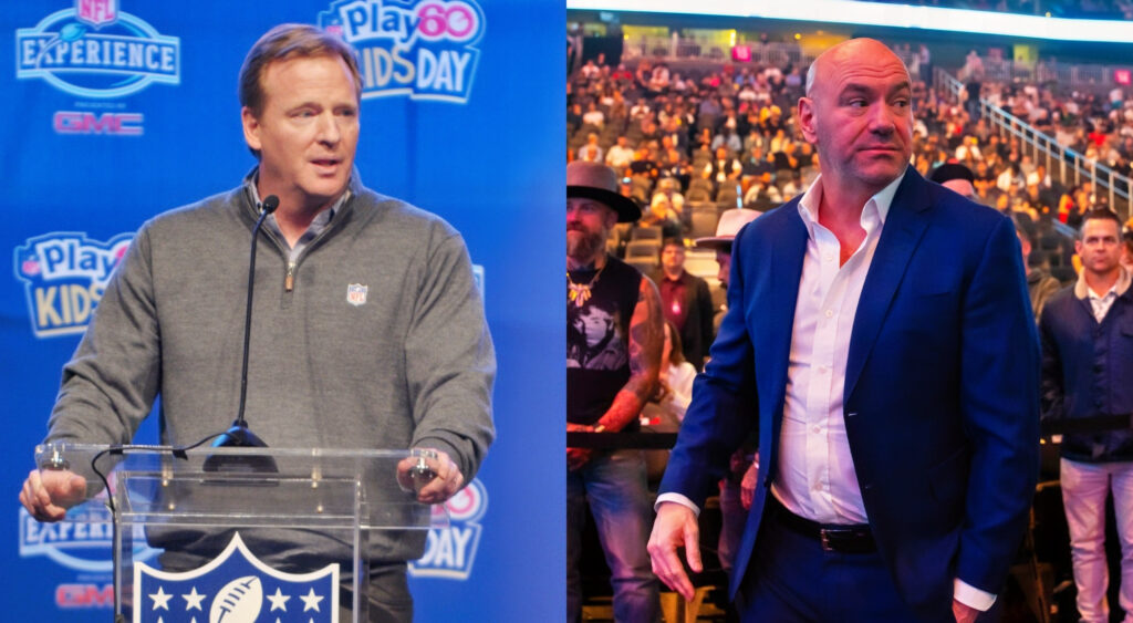 Roger Goodell and Dana White.