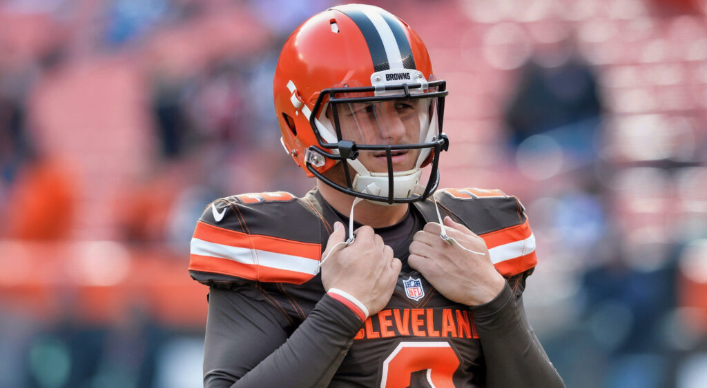 Johnny Manziel during his time with the Cleveland Browns.