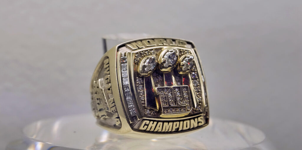 Super Bowl XLII ring.