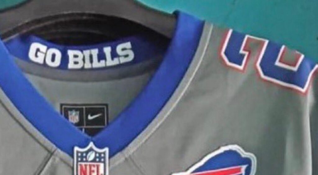 Supposed leaked Buffalo Bills uniform