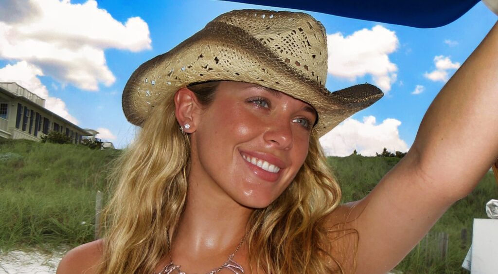 Country Star Megan Moroney’s Pink Swimsuit Post Is Going Viral [PHOTOS]