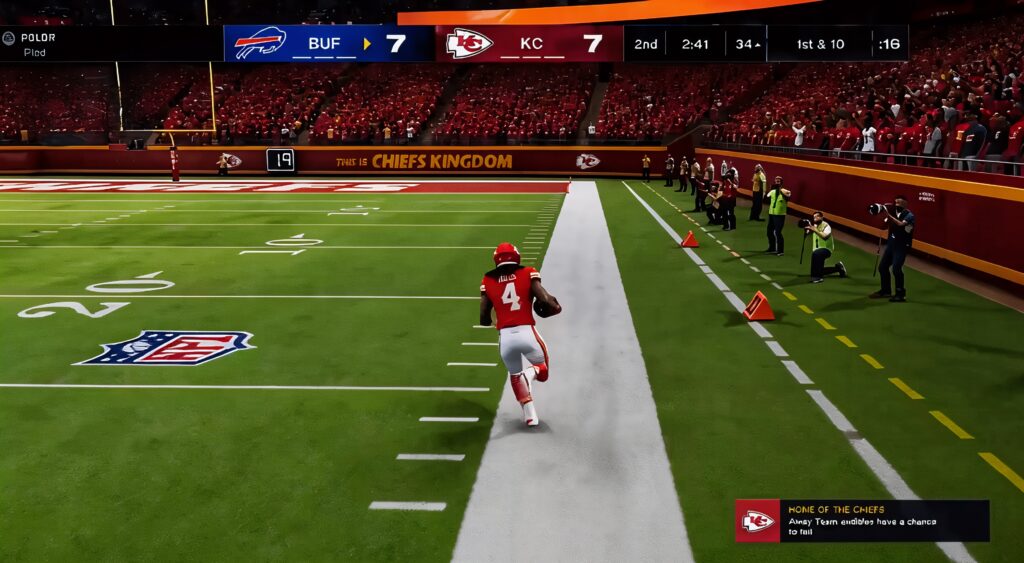 Rashee Rice 'Madden' gameplay