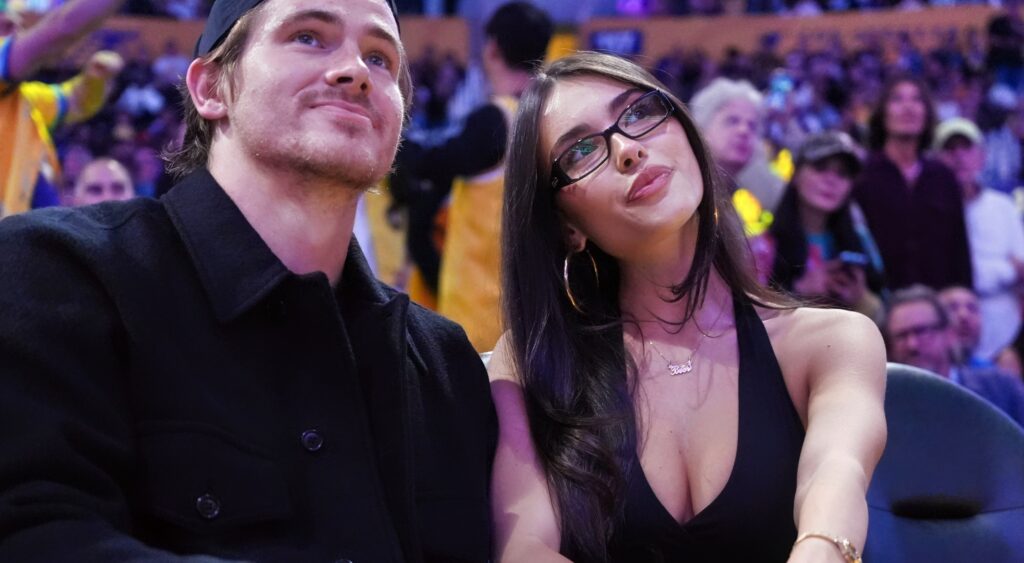 Madison Beer and Justin Herbert