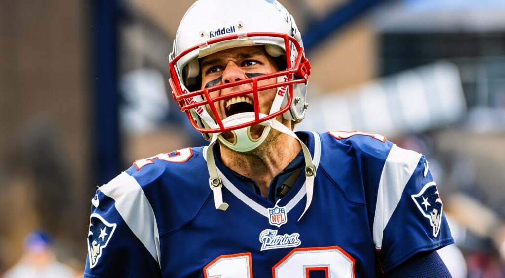 Tom brady in Patriots uniform