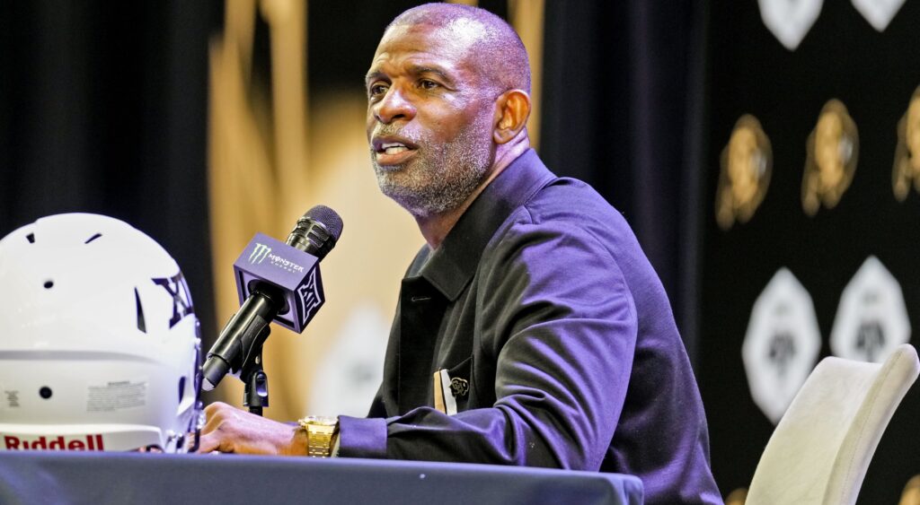 Deion Sanders at press conference