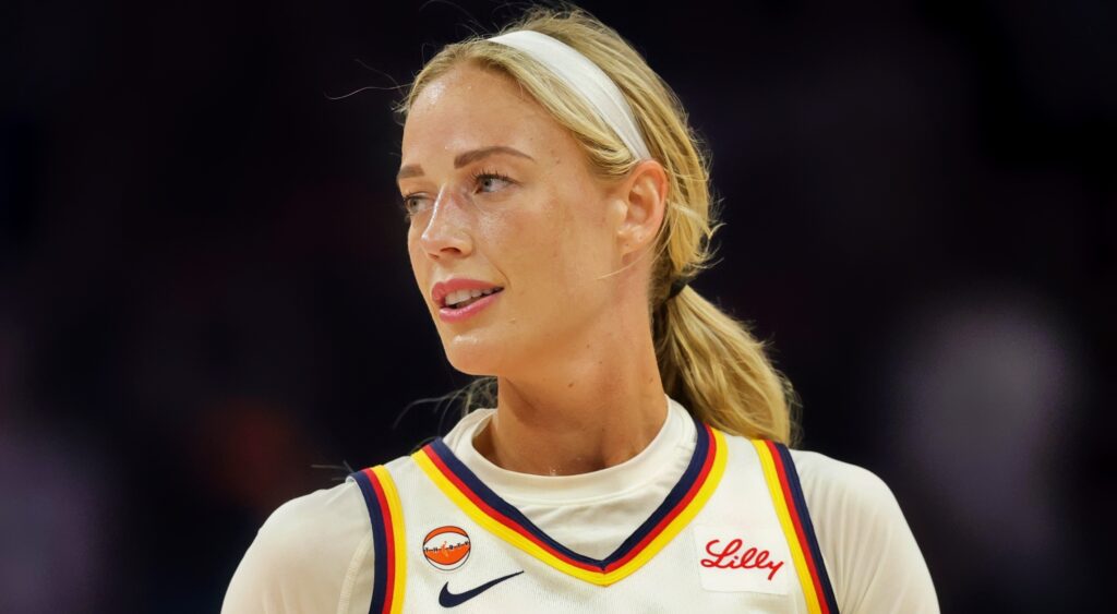 Sophie Cunningham in uniform.