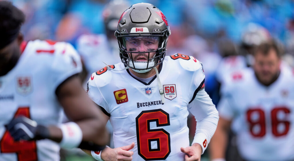 Baker Mayfield during a game.