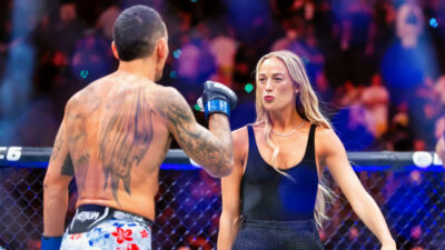 Max Holloway and Sophie Cunningham.