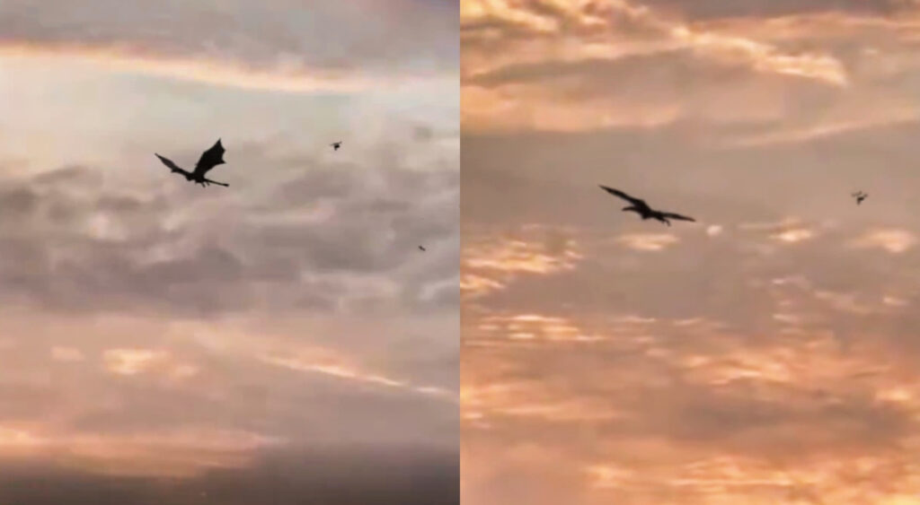 A Real Dragon Was Just Spotted Flying Over Glasgow, Scotland — Here’s What Really Happened [VIDEO]