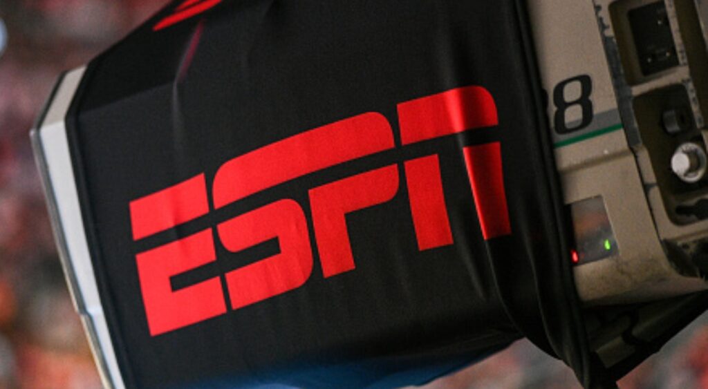 ESPN logo on camera