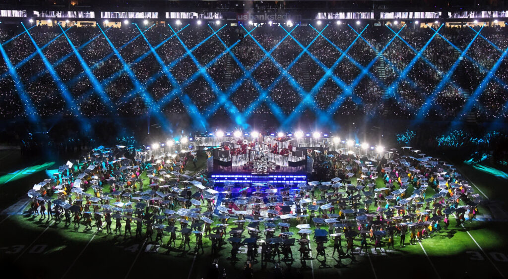 Super Bowl halftime show.