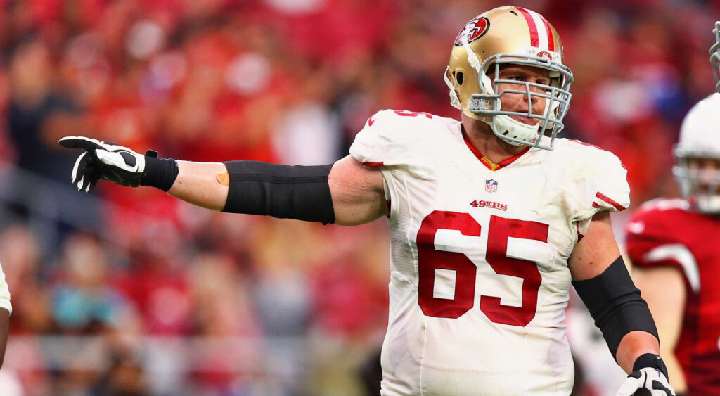 Jordan Devey during his time with the San Francisco 49ers.
