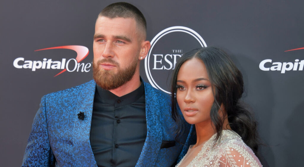 Travis Kelce and Kayla Nicole at the ESPYs.