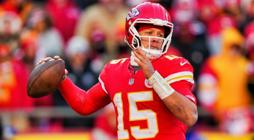 Patrick Mahomes at a game.