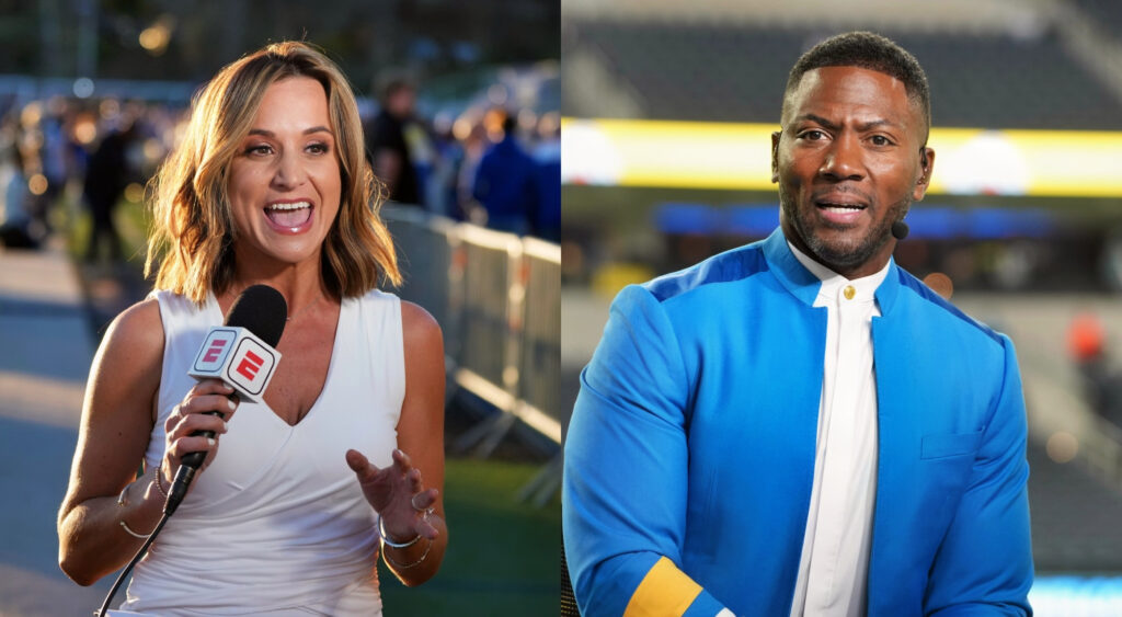 Dianna Russini and Ryan Clark.