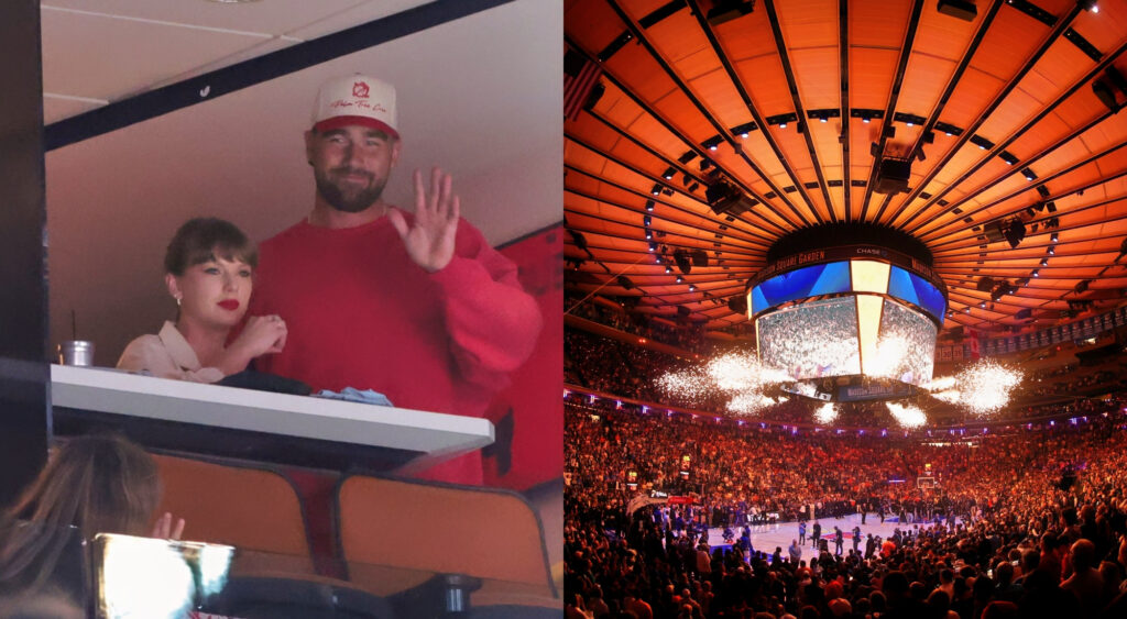 Taylor Swift, Travis Kelce and Madison Square Garden.