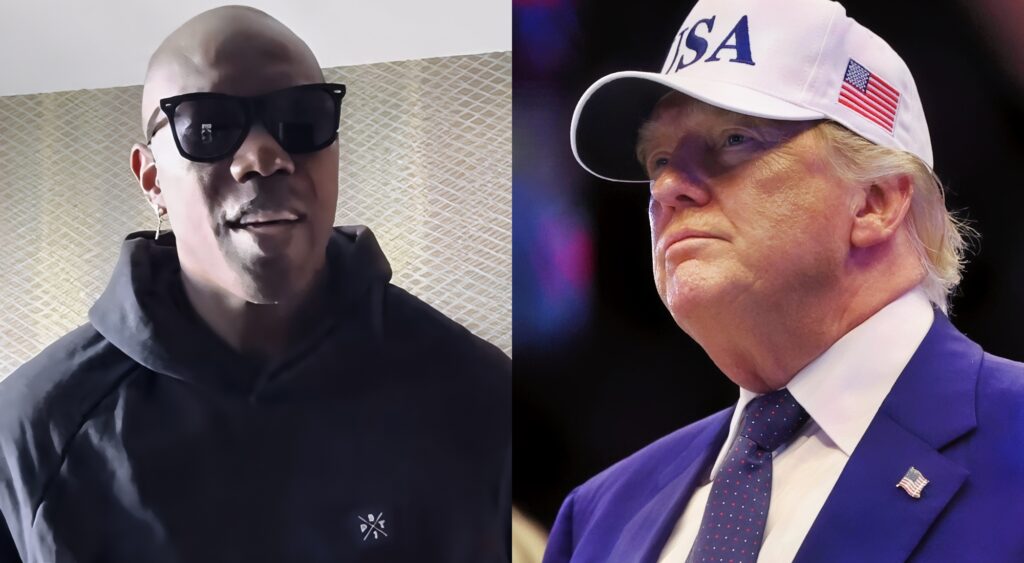 Terrell Owens and Donald Trump.