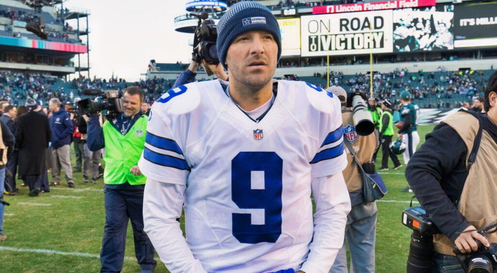 Tony Romo during the 2017 NFL season.
