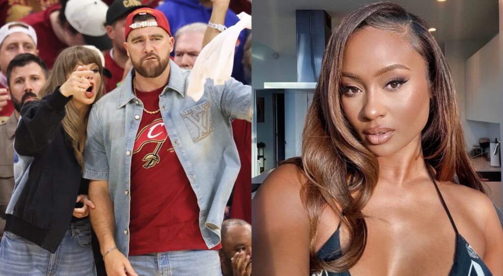 Taylor Swift, Travis Kelce and Kayla Nicole