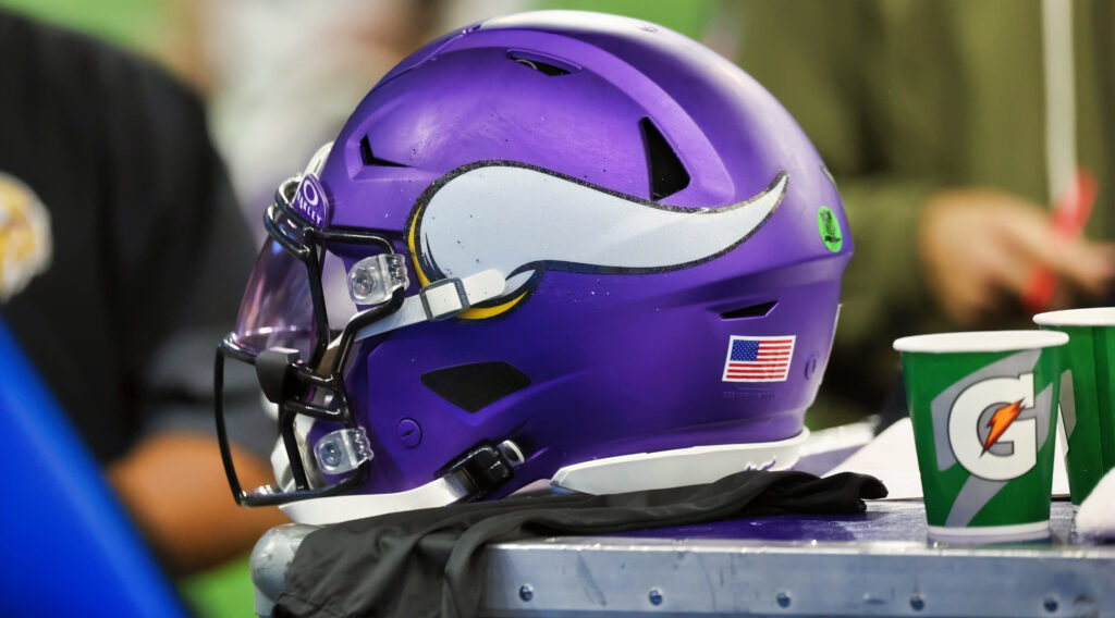 Minnesota Vikings helmet.